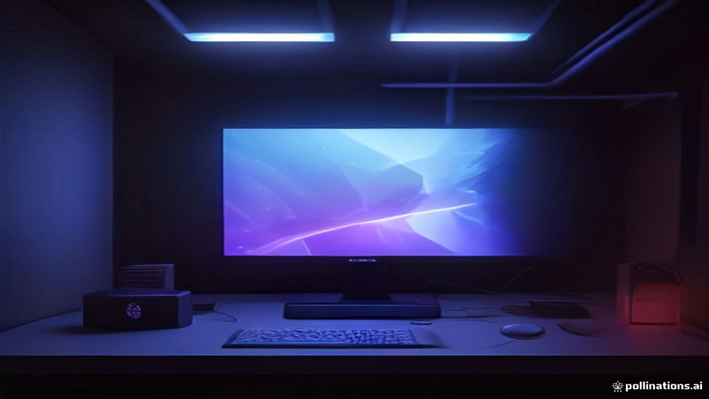 Ilustrasi penampakan hardware SSD NVMe Gen 5 pada rig PC gaming kelas atas dengan sistem pendingin mumpuni.